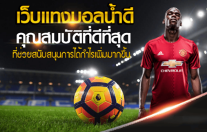 เว็บแทงบอลน้ำดี ฝากถอนไม่มีขั้นต่ำ